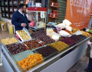 Jüdischer Markt in Jerusalem - da waren wir heute Vormittag